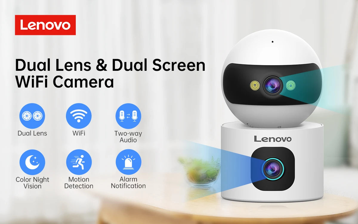 Indoor Security Camera — Auto-Tracking & Night Vision