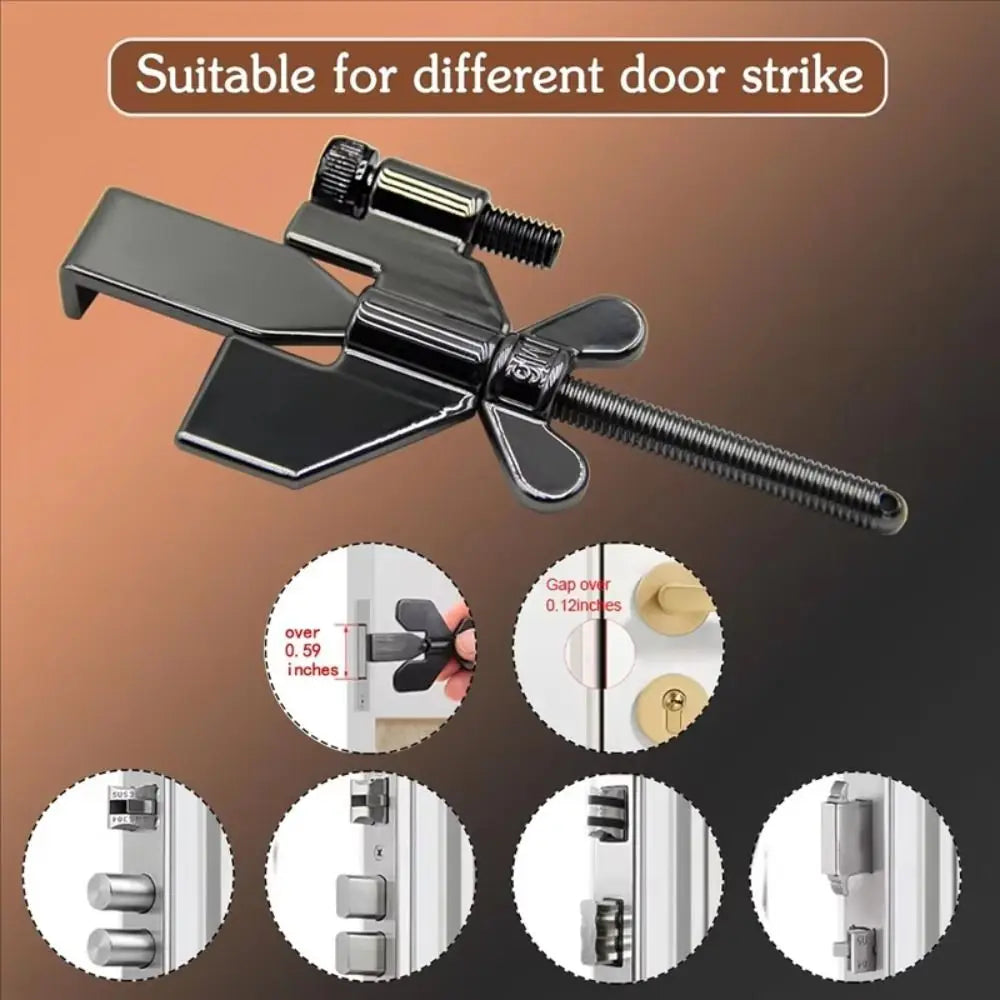 Portable Door Lock — Privacy Buckle for Travel & Home