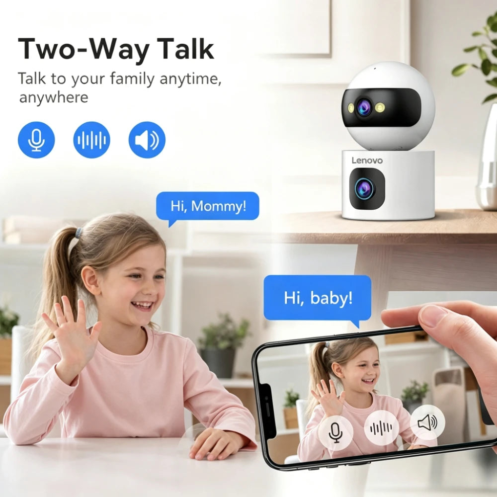 Indoor Security Camera — Auto-Tracking & Night Vision
