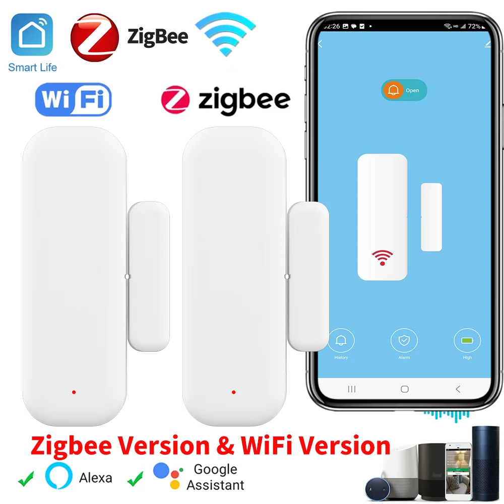 Smart Door & Window Sensor — WiFi Alerts to Your Phone