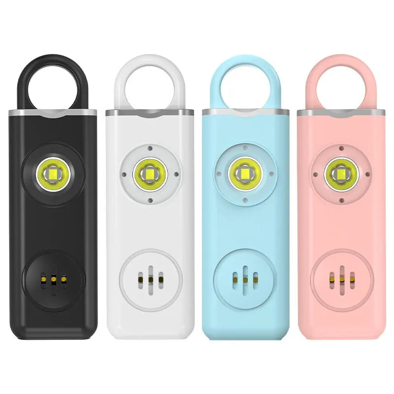 Personal Safety Alarm — 130dB Siren & Strobe Keychain